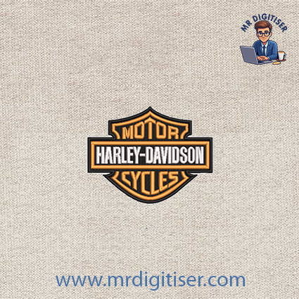 Harley-Davidson embroidery design