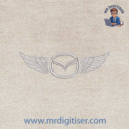 Mazda embroidery design