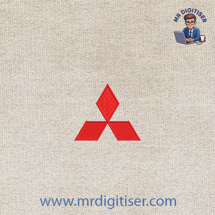 Mitsubishi embroidery design