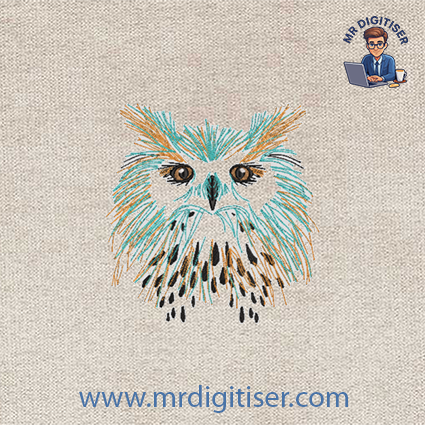Owl embroidery design