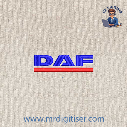 DAF embroidery design